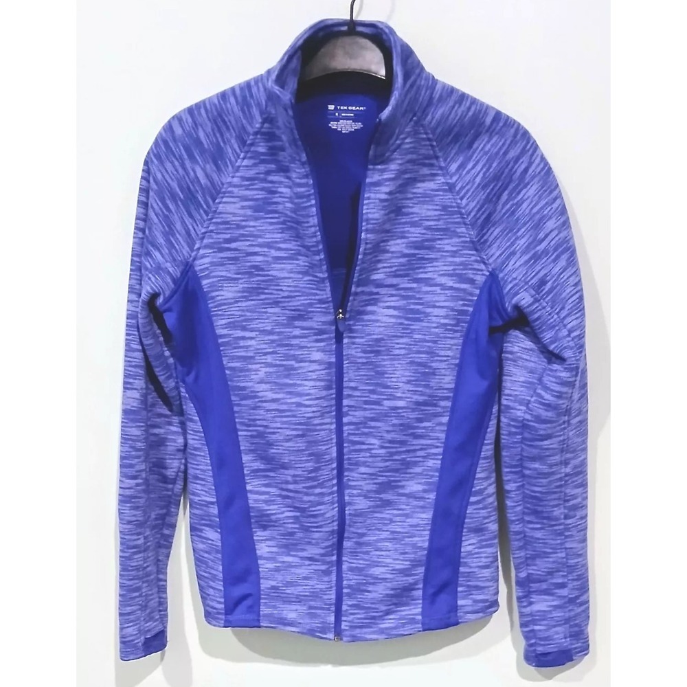 Tek Gear Purple Heathered‎ Activewear Full Zip Jacket